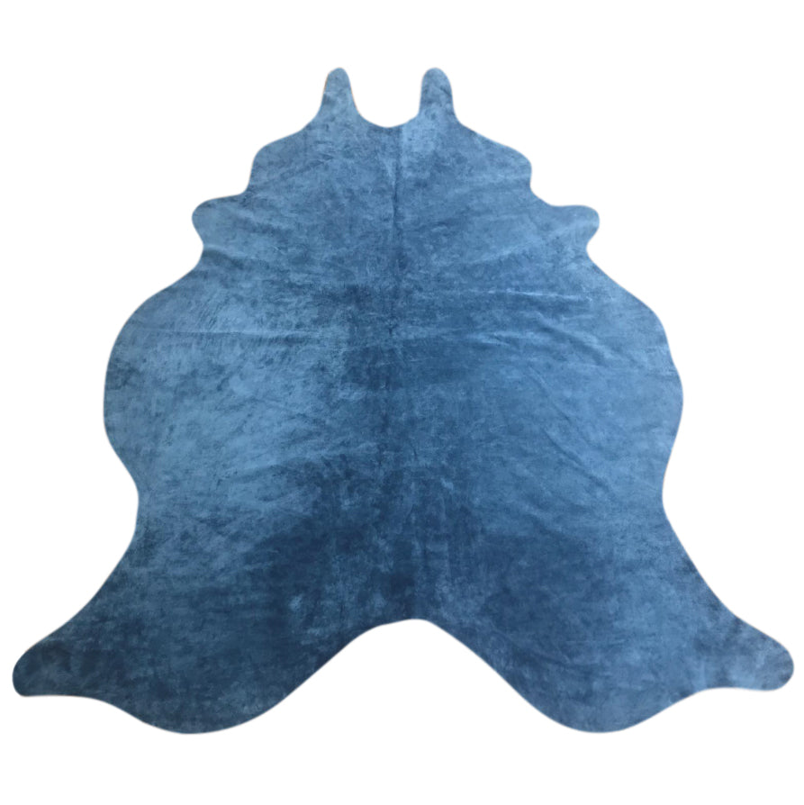 Natural Suede Rug Royal Blue 5’x7′ Free Shipping