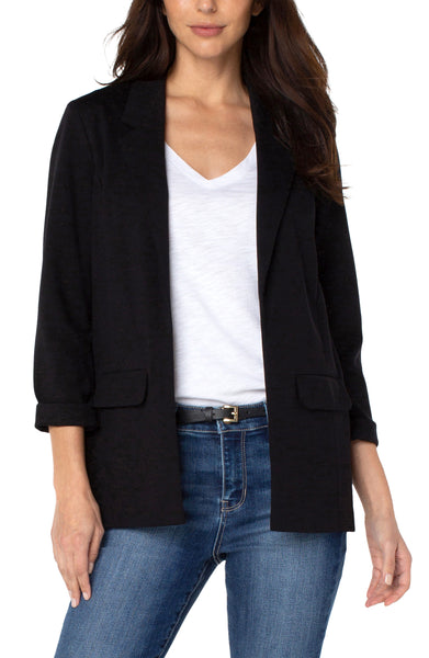 BOYFRIEND BLAZER WITH PRINCESS DARTS – Sleek, Sophisticated, and Versatile for Day or Night by LIVERPOOL LOS ANGELES
