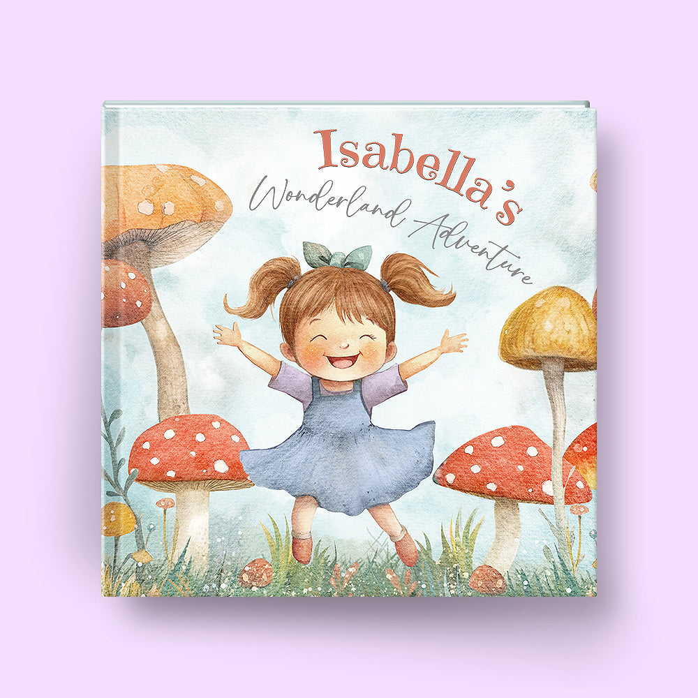Wonderland Adventure Personalized Story Book: Create Magical Memories with Your Child’s Name in a Classic Tale
