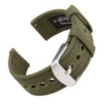Quick Release Canvas Watch Band - Faded Olive