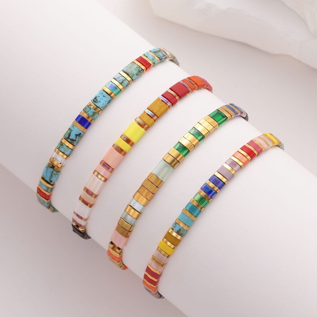 Effortless Elegance Rainbøw Beaded Bracelets