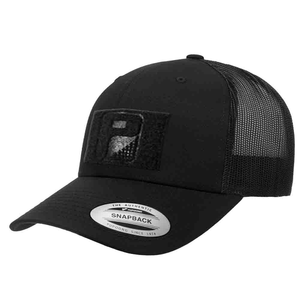 Patch-Ready Curved Bill Trucker Snapback Hat