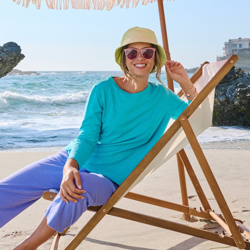 Bestselling Catalina Top: Curved Hemline Dropped Shoulder